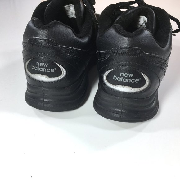 New Balance 577 Walking Shoes Mens Size 10.5 D Black Leather MW577BK main image 4